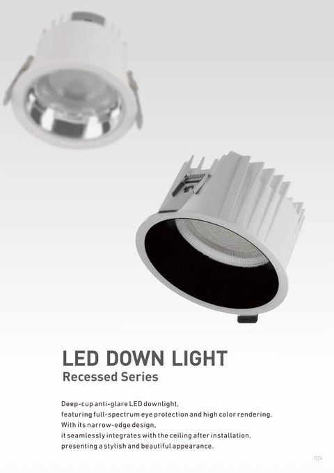 LED Down Light — Recessed brochure cover