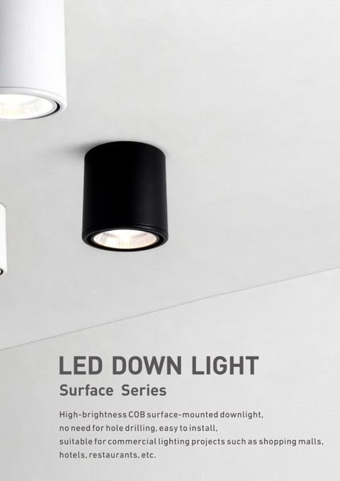 LED Down Light — Surface brochure cover